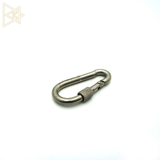 304 / 316 Stainless Steel Spring Snap Hooks With Screw Nut