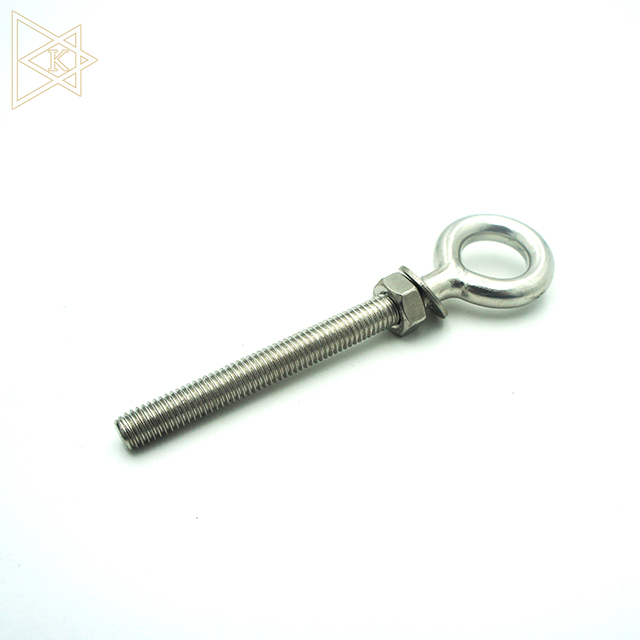 Stainless Steel Welded Eye Bolt with Nut And Washer