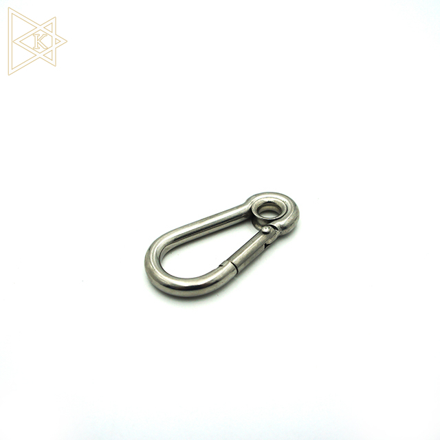 Stainless Steel Spring Snap Hook With Eye