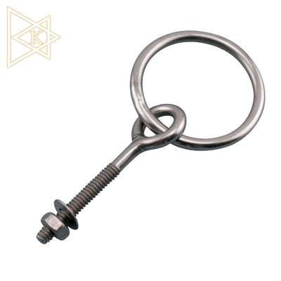 Stainless Steel Welded Eye Bolt with Round Ring