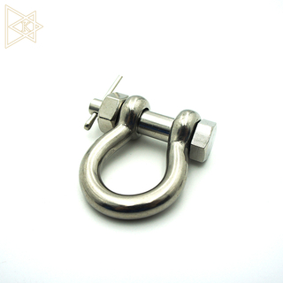 Stainless Steel Bolt Pin Anchor Shackle With Oversized Pin