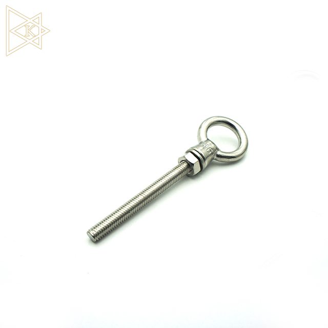 Stainless Steel Welded Eye Bolt with Collared Eye Nut