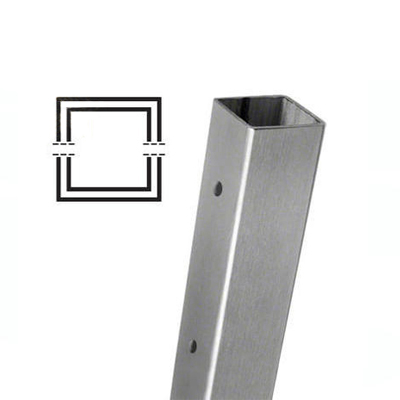 Pre-drilled Stainless Steel Intermediate Square Post 