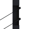 Black Coated Cable Railing Stair Posts