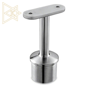 Stainless Round Fixed Flat Post Cap