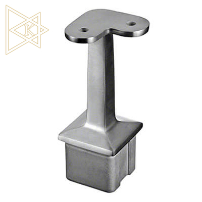 Stainless Square Adjustable 90 Degree Flat Post Cap